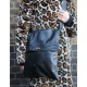 Messenger Large Twister Bag Black leather